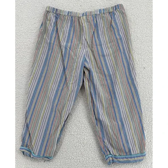 Victoria's Secret Women Size L Stripe Pajama Set Long Sleeve Button Top Pants - Picture 5 of 9